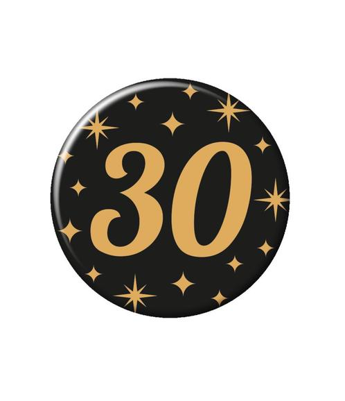 30 Jaar Button, Hobby en Vrije tijd, Feestartikelen, Nieuw, Verzenden