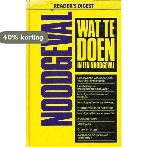 WAT TE DOEN IN EEN NOODGEVAL 9789064071539 Readers Digest, Boeken, Gezondheid, Dieet en Voeding, Gelezen, Verzenden