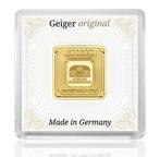 5 grammes - Or .999 - Geiger Goldbarren mit Seriennummer in, Timbres & Monnaies