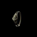 Oud-Romeins Ring met buste van Jupiter