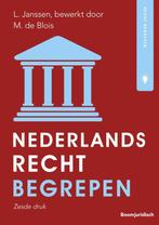 Nederlands recht begrepen / Recht begrepen 9789462902718, Boeken, Studieboeken en Cursussen, Verzenden, Zo goed als nieuw, M. de Blois