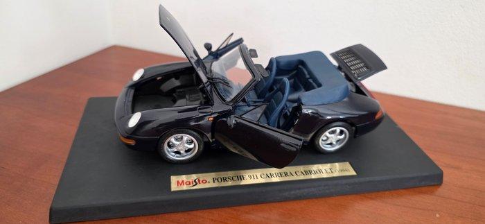 Maisto 1:18 - Modelauto - Porsche 911 Carrera Cabriolet, Hobby en Vrije tijd, Modelauto's | 1:5 tot 1:12