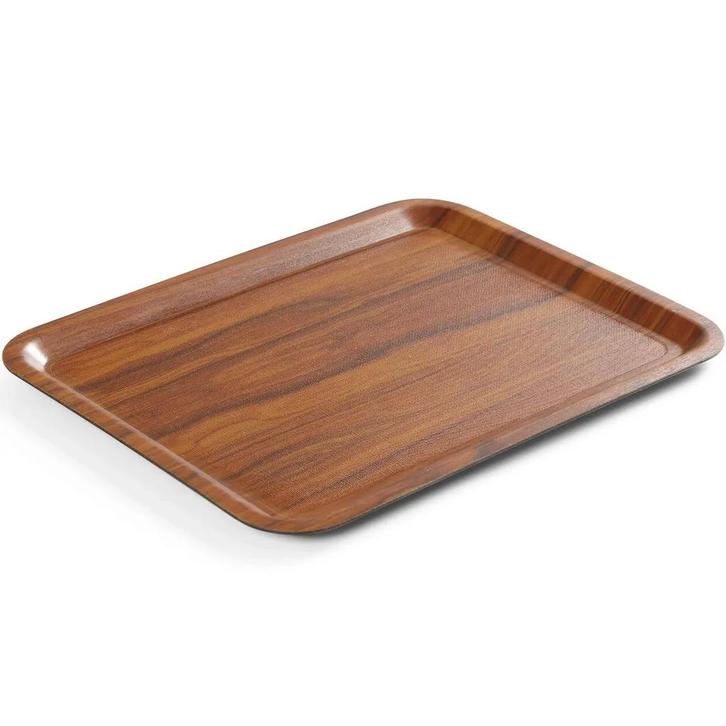 Dienblad | Laminaat | Houtlook | Antislip | Stapelbaar |, Zakelijke goederen, Horeca | Keukenapparatuur, Nieuw in verpakking, Verzenden