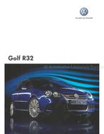 2007 VOLKSWAGEN GOLF R32 BROCHURE SPAANS, Boeken, Nieuw