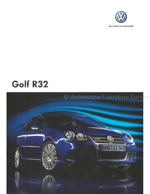 2007 VOLKSWAGEN GOLF R32 BROCHURE SPAANS, Boeken, Auto's | Folders en Tijdschriften