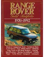 RANGE ROVER GOLD PORTFOLIO 1970 - 1992 (BROOKLANDS), Livres, Autos | Livres