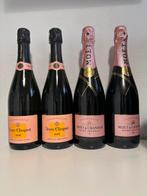 Moët & Chandon, Veuve Clicquot, Rosé - Champagne - 4 Flessen, Nieuw