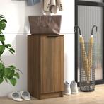 vidaXL Schoenenkast 30x35x70 cm bewerkt hout bruin, Verzenden, Nieuw