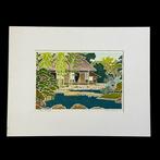 Pont de pierre - gravure sur bois - Toshi Yoshida
