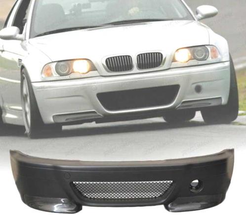 PARE-CHOCS AVANT BMW E46 98-07 LOOK M3 CSL AVEC POINTE EN CA, Auto-onderdelen, Carrosserie, Verzenden