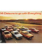1976 DATSUN PROGRAMMA BROCHURE ENGELS (USA), Nieuw