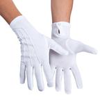 Witte Handschoenenen Drukknoop, Hobby en Vrije tijd, Verzenden, Nieuw