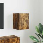vidaXL TV Wandkast Rook Eiken 30 x 31 x 40 cm Bewerkt hout, Verzenden, Nieuw