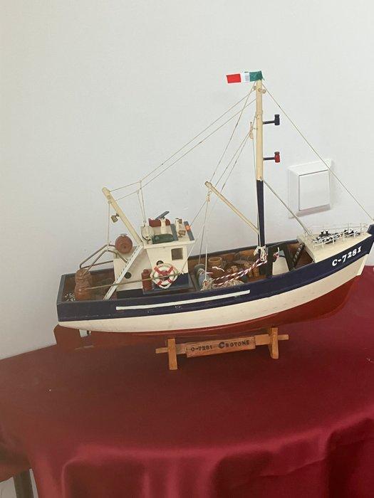 Maritieme objecten - 400 - Hout- Kotter C-7281 uit Crotone, Antiek en Kunst, Curiosa en Brocante