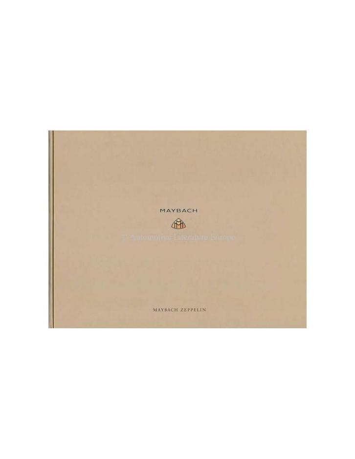 2009 MAYBACH ZEPPELIN HARDCOVER BROCHURE ENGELS, Boeken, Auto's | Folders en Tijdschriften, Ophalen of Verzenden
