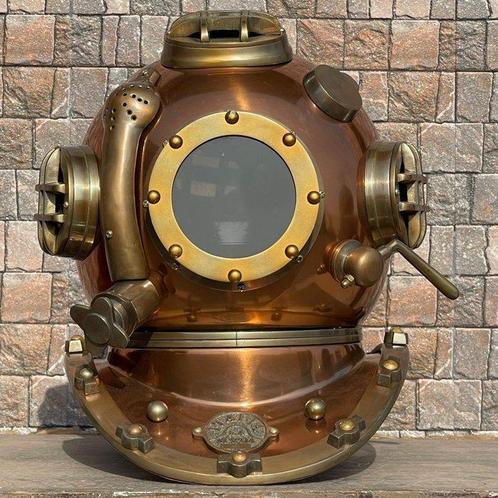 Casque de plongée - XXL Nautische Duikhelm ITALIA La Spezia, Antiek en Kunst, Kunst | Designobjecten