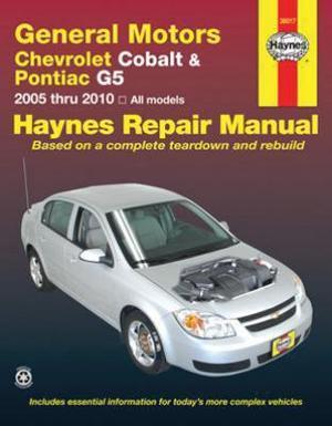 General Motors Chevrolet Cobalt & Pontiac Automotive repair, Livres, Langue | Langues Autre, Envoi