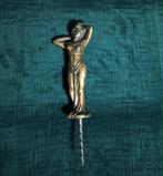 Kurkentrekker - Messing - Art Deco Lady, Antiek en Kunst