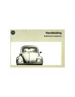 1972 VOLKSWAGEN KEVER 1200 1300 INSTRUCTIEBOEK NEDERLANDS