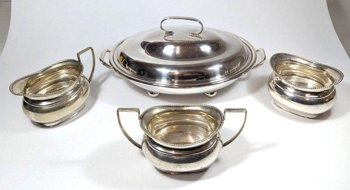 Ontbijtservies (4) - Sheffield - Extra theeset, Antiek en Kunst, Antiek | Keukengerei