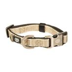 Duvo North halsband Nylon 35-55/20mm taupe, Nieuw