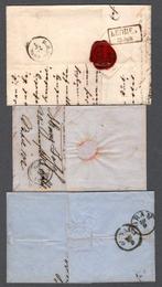 Autriche - Autriche 1850, Wiener Neustadt, 3 types de, Postzegels en Munten, Gestempeld