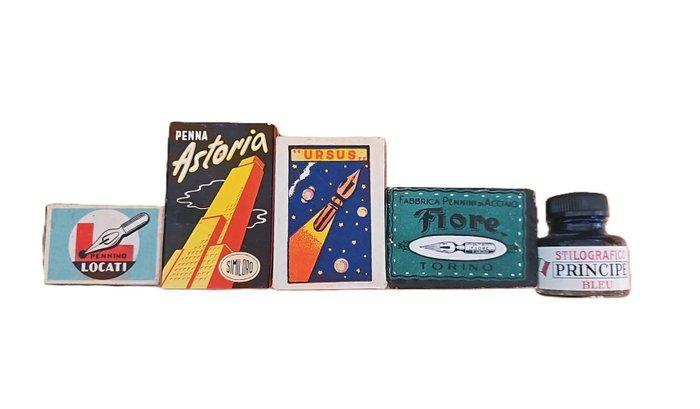 300 Pennini ( Dorati e Bronzati ) Nuovi +4 Scatole Vintage, Collections, Stylos