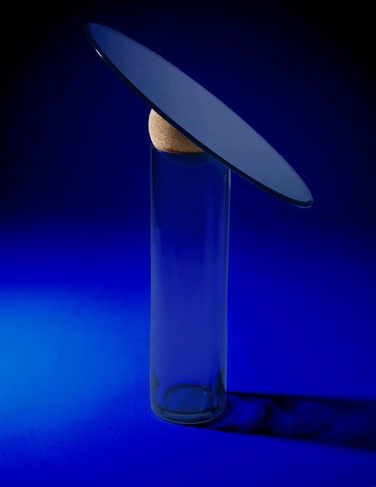 Clémence Birot - Miroir de table- Astra 34 - Cobalt - Verre, Antiquités & Art, Art | Objets design