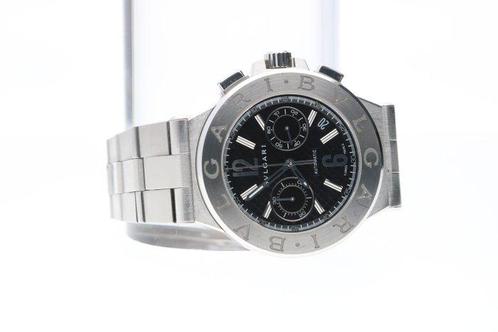Bvlgari - Diagono - DG40SCH - Homme - 2000-2010, Handtassen en Accessoires, Horloges | Heren