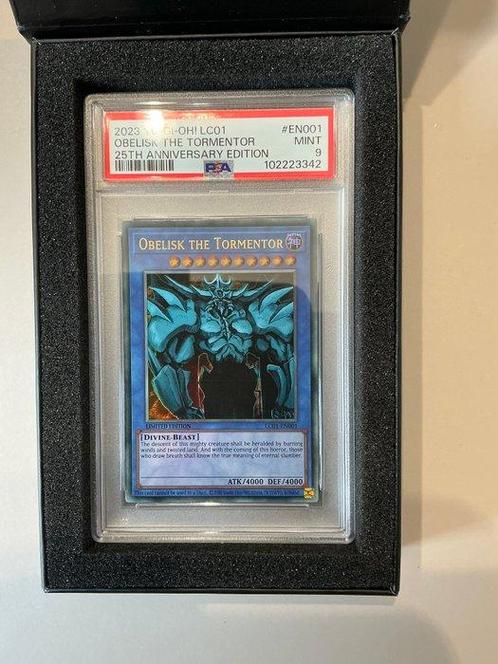 PSA Graded card - Yu-Gi-Oh! - Obelisk the Tormentor - PSA 9, Verzamelen, Overige Verzamelen