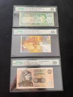 Wereld. - 12 banknotes - all graded - various dates  (Zonder