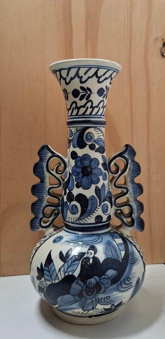 Keramis Boch - Vase balustre - Faïence, Antiquités & Art, Antiquités | Verre & Cristal