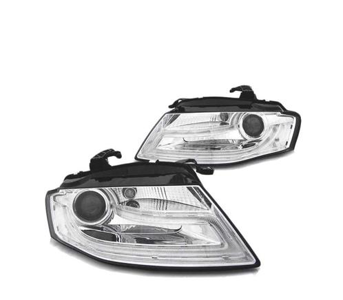 Phares Led Pour Audi A4 B8 08-11 Tru Drl Xenon Chromé, Auto-onderdelen, Verlichting, Verzenden