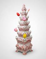 Vase - Faïence - Tulpenvaas XL (80 cm), Antiek en Kunst