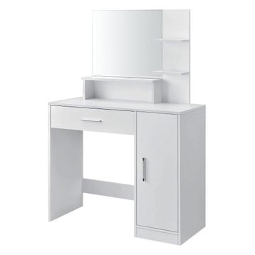 Luxe Make-up Tafel Cadeau met Spiegel en Afsluitbare Kast... beschikbaar voor biedingen