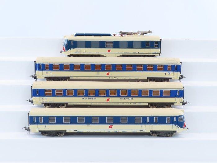 Lima H0 - 9730 - Treinset (1) - Vierdelig treinstel type, Hobby en Vrije tijd, Modeltreinen | H0