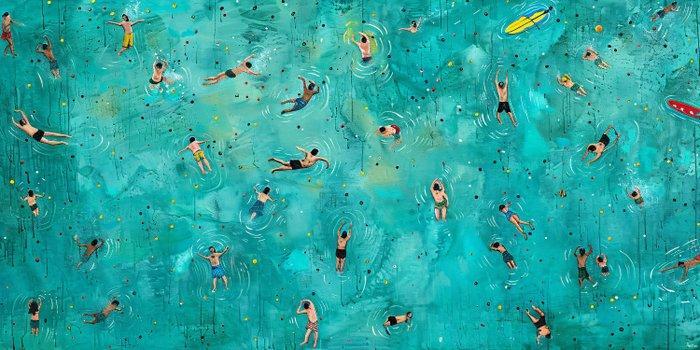 Felix van Horst - Aqua Antics (XXL), Antiek en Kunst, Kunst | Designobjecten
