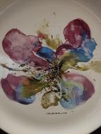 Zao Wou-Ki (1921-2013) - Bord - Porselein - LOrchidée 1986, Antiek en Kunst