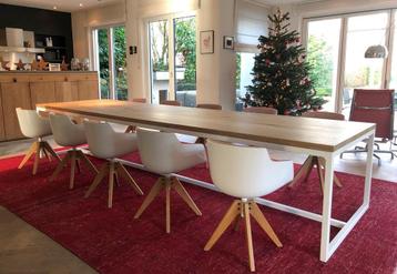 Grote eettafel 400 cm lang - Design tafels op maat