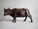 Brand Unknown - sculptuur, Majestic & Antique Bronze Ox, Antiek en Kunst