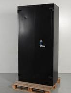 Officenow kluis, zwart, 195 x 95 cm, incl. 4 legborden, Maison & Meubles, Armoires | Armoires à porte coulissante & Armoires à archives