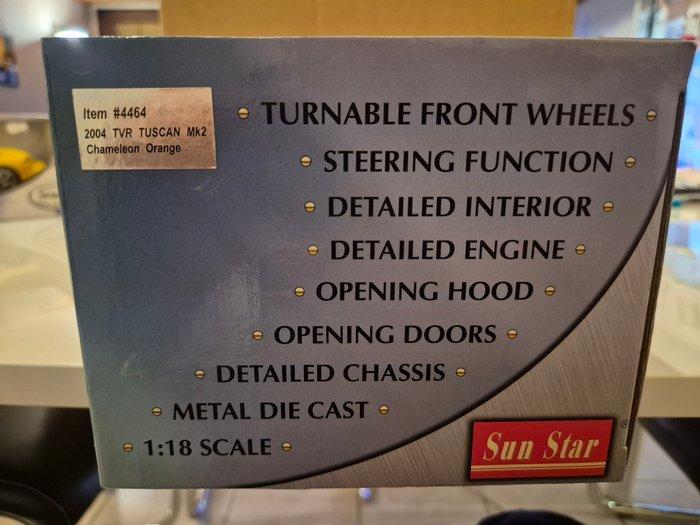 Sunstar 1:18 - Modelauto - 2004 TVR Tuscan Mk2, Hobby en Vrije tijd, Modelauto's | 1:5 tot 1:12