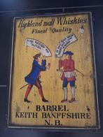 Oud houten, met de hand beschilderd reclamebord voor, Antiek en Kunst