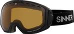 Sinner mohawk photochromic Skibril Mat Zwart Categorie 1-3, Sport en Fitness, Verzenden, Nieuw