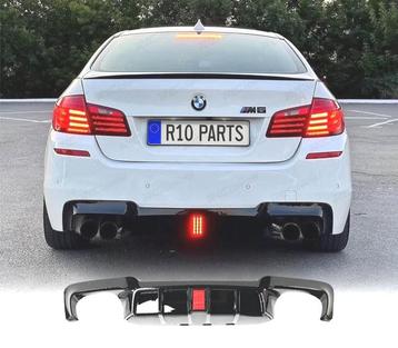 DIFFUSEUR BMW F10 11-17 LOOK M5 NOIR BRILLANT AVEC FEU DE ST, Verzenden