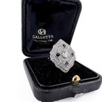 Bague Platine - 1.74ct. tw. Diamant (Naturelle) - Diamant, Handtassen en Accessoires, Ringen, Nieuw