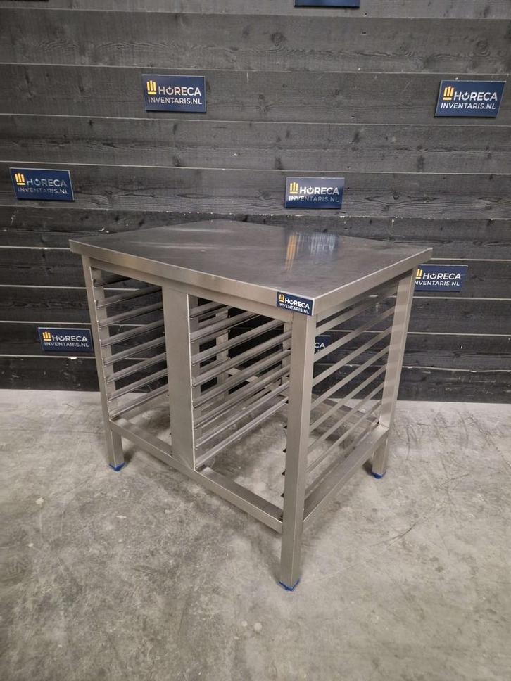 Onderstel voor oven of combisteamer | RVS | 90 cm, Zakelijke goederen, Horeca | Keukenapparatuur, Gebruikt, Ovens, Microgolfovens en Steamers