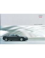 2004 AUDI A8 W12 LANG QUATTRO HARDCOVER BROCHURE DUITS, Nieuw