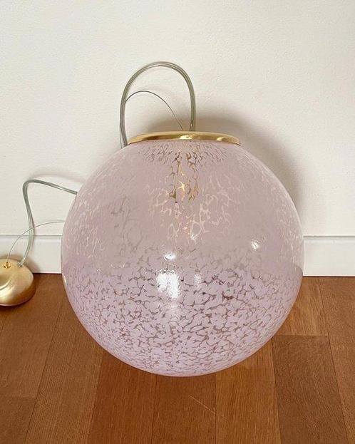 MIMU interior - Kroonluchter - ROZE DROPS Murano-lamp - Glas, Antiek en Kunst, Antiek | Verlichting