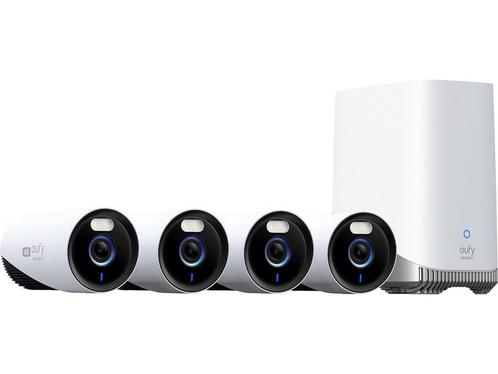 eufy eufyCam E330 - 4-Cam Kit - 4K resolutie - 24/7 opname, Huis en Inrichting, Woonaccessoires | Overige, Nieuw, Verzenden